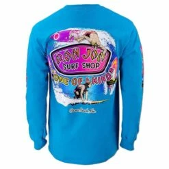 Ron Jon Multi Surfer Long Sleeve Tee -OOfos Sale d800x800 10031313083D turquoise ron jon multi surfer ls tee back