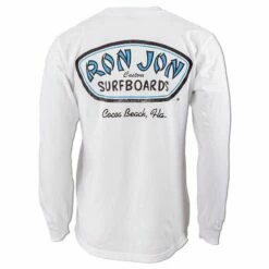 Ron Jon Custom Surfboards Long-Sleeve Tee 11 Ron Jon Custom Surfboards Long-Sleeve Tee -OOfos Sale d800x800 10031639001 white ron jon custom surfboards long sleeve tee cocoa beach back