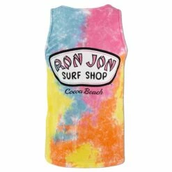 Ron Jon Tie Dye Tank -OOfos Sale d800x800 10041242269 yellow pink ron jon tie dye tank back