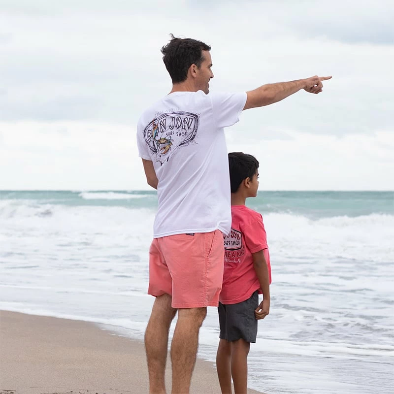 Ron Jon Coral Pau Hana Elastic Waist Short 6 Ron Jon Coral Pau Hana Elastic Waist Short - Image 4