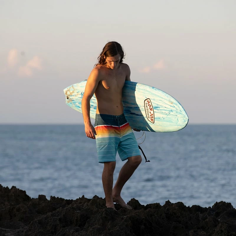 Ron Jon Aruba Blue Kalama Boardshort 5 Ron Jon Aruba Blue Kalama Boardshort - Image 3