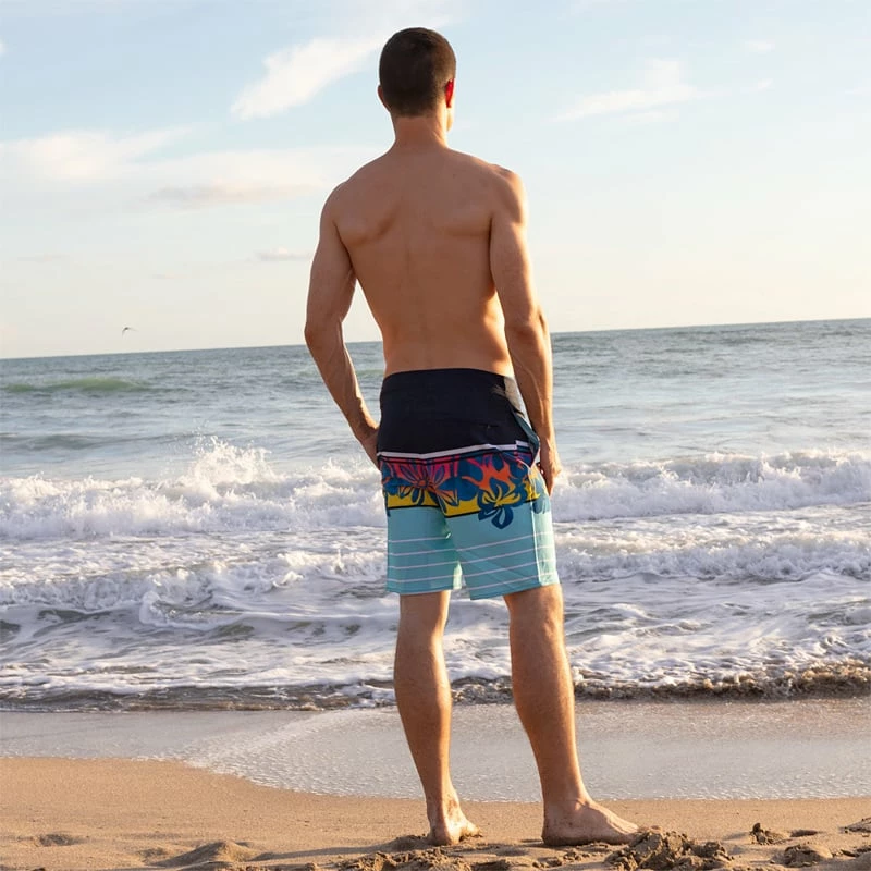 Ron Jon Blue Glister Boardshort 5 Ron Jon Blue Glister Boardshort - Image 3