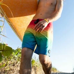 Ron Jon Rainbow Boardshort -OOfos Sale d800x800 10110431010 ron jon rainbow boardshort life style 2