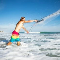 Ron Jon Rainbow Boardshort -OOfos Sale d800x800 10110431010 ron jon rainbow boardshort life style 4