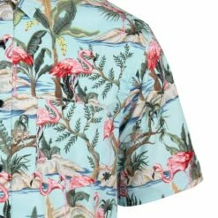 Ron Jon Flamingo Island Light Mint Shirt -OOfos Sale d800x800 10210281070 ron jon flamingo island light mint shirt sleeve