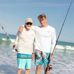 Ron Jon White Long Sleeve Sun Shirt -OOfos Sale d800x800 10270089001 ron jon white long sleeve sun shirt life style 1