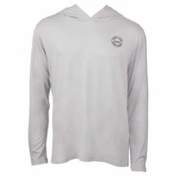 Ron Jon Grey Long Sleeve Hooded Sun Shirt