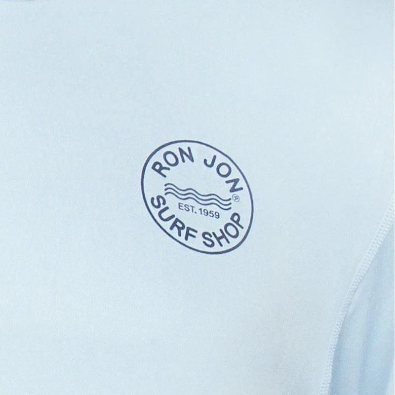 Ron Jon Light Blue Long Sleeve Hooded Sun Shirt 6 Ron Jon Light Blue Long Sleeve Hooded Sun Shirt - Image 4