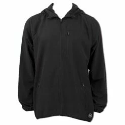 Ron Jon Black Stretch Poly Jacket