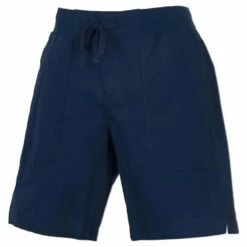 Ron Jon Ladies Woven Shorts -OOfos Sale d800x800 10310198086 navy ron jon ladies woven shorts front