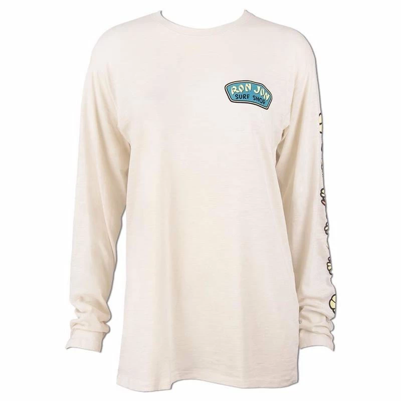 Ron Jon Ladies Vintage Beach Scene Long Sleeve Tee 4 Ron Jon Ladies Vintage Beach Scene Long Sleeve Tee - Image 2