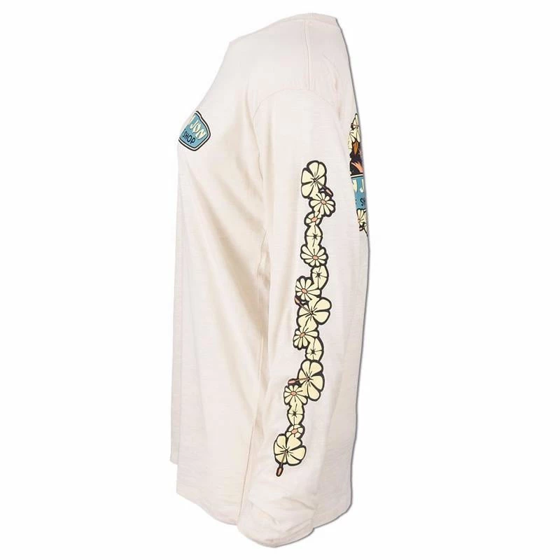 Ron Jon Ladies Vintage Beach Scene Long Sleeve Tee 3 Ron Jon Ladies Vintage Beach Scene Long Sleeve Tee