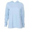 Ron Jon Women's Heather Blue Skyline Long Sleeve Hoodie -OOfos Sale d800x800 10380079080f