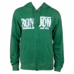 Ron Jon Split Name Zip Hoodie -OOfos Sale d800x800 10410424038 kelly green ron jon split name zip hoodie front