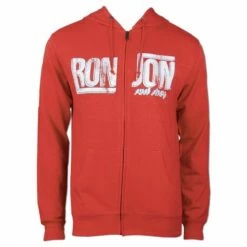 Ron Jon Split Name Zip Hoodie -OOfos Sale d800x800 10410424221 crimson ron jon split name zip hoodie front