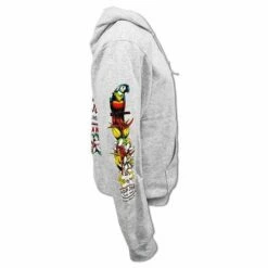 Ron Jon Paradise Surf Hoodie -OOfos Sale d800x800 10420057092 heather grey ronjon paradise surf hooded pullover side new