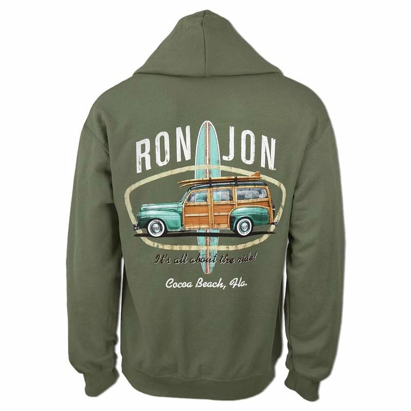 Ron Jon Vintage Woody Hooded Fleece