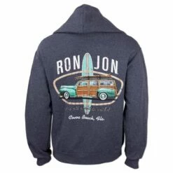 Ron Jon Vintage Woody Hooded Fleece -OOfos Sale d800x800 10420545086 navy ron jon vintage woody hooded fleece back