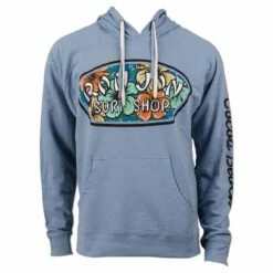 Ron Jon Unisex Hibiscus Badge Pullover Hoodie