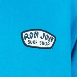 Ron Jon Kids New Parrot Badge Hoodie -OOfos Sale d800x800 10460265083 turquoise ron jon kids new parrot badge hoodie front graphic