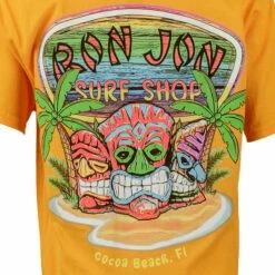 Ron Jon Youth Tiki Tropical Island Tee -OOfos Sale d800x800 10500762012 gold ron jon youth tiki tropical island tee back graphic