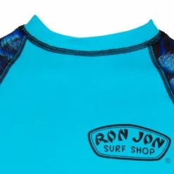 Ron Jon Mens Blue Rash Guard -OOfos Sale d800x800 10760096000 ron jon mens blue rash guard seams