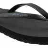 Ron Jon Ladies Black Thin Strap Sandal
