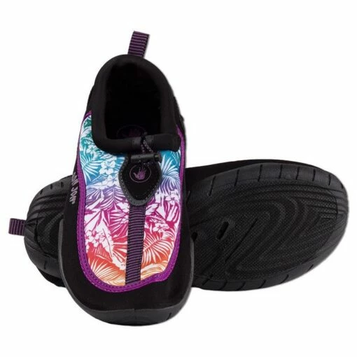 Ron Jon Ladies Tropical Glow Riptide III Water Shoes -OOfos Sale d800x800 11120016044 orchid ron jon ladies tropical glow riptide III water shoes front