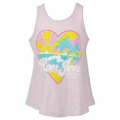 Ron Jon Kids Coastal Heart Tank Top -OOfos Sale d800x800 11530068044 orchid ron jon youth girls coastal heart tank front