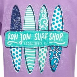 Ron Jon Kids Southern Boards Tee -OOfos Sale d800x800 11570214063 lavender ron jon kids southern boards tee back graphic