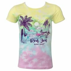 Ron Jon Kids Flamingo Friends Tee -OOfos Sale d800x800 11570217104 tie dye ron jon kids flamingo friends tee