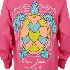 Ron Jon Kids Turtle Splash Long Sleeve Tee -OOfos Sale d800x800 11580046037 punch ron jon kids turtle splash long sleeve tee back graphic