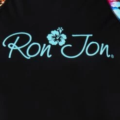 Ron Jon Kids Cap Sleeve Black Hibiscus Rash Guard -OOfos Sale d800x800 11730060000 ron jon kids cap sleeve black hibiscus rash guard graphic