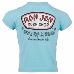 Ron Jon Toddler Just A Badge Tee -OOfos Sale d800x800 12500214097 carribbean blue ron jon toddler just a badge tee back