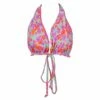 Ron Jon Juniors Ruched Floral Tri Bikini Top