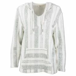 Ron Jon Juniors Striped Baja Pullover Hoodie -OOfos Sale d800x800 13300130070 mint ron jon juniors striped baja pullover hoodie front