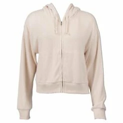 Ron Jon Juniors Hacci Zip Hoodie -OOfos Sale d800x800 13300131002 off white ron jon juniors hacci zip hoodie front