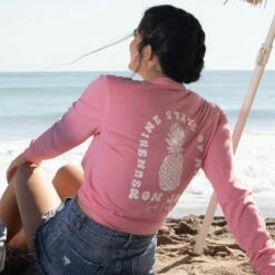 Ron Jon Juniors Sunshine Long Sleeve Tee -OOfos Sale d800x800 13310452050 red ron jon juniors sunshine long sleeve pocket tee lifestyle 1