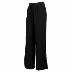 Ron Jon Juniors Gauze Wide Leg Pant -OOfos Sale d800x800 13330078095 black ron jon juniors gauze wide leg pant front 2