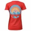 Ron Jon Juniors Wavy Sunset Graphic Tee -OOfos Sale d800x800 13340857031 coral ron jon juniors wavy sunset v neck tee back