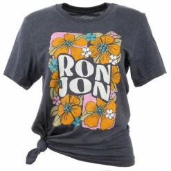 Ron Jon Junior Groovy Floral Tee -OOfos Sale d800x800 13340869086 navy ron jon juniors groovy floral tee front