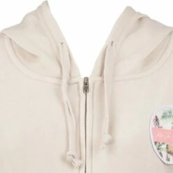 Ron Jon Ladies Patch Burnout Crop Zip Hoodie -OOfos Sale d800x800 13350992002 off white ron jon ladies patch burnout crop zip hoodie zipper