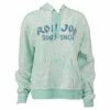 Ron Jon Juniors Palm Print Pullover Hoodie -OOfos Sale d800x800 13350997082 aqua ron jon juniors palm print hoodie front
