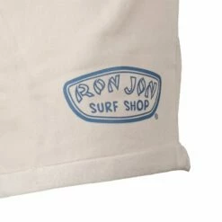 Ron Jon Juniors Fleece Beach Shorts -OOfos Sale d800x800 13360194002 off white ron jon juniors beach fleece shorts front logo