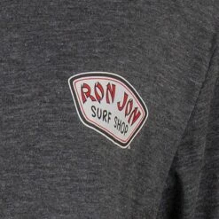 Ron Jon Juniors Tri-blend Badge Lightweight Zip Hoodie -OOfos Sale d800x800 13380019093 charcoal ron jon juniors tri blend badge lightweight zip hoodie graphic