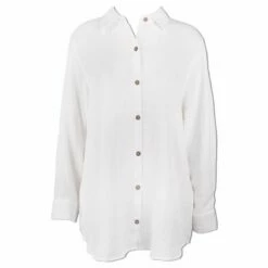 Ron Jon Ladies Gauze Long Sleeve Button Down Shirt