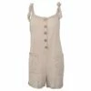 Ron Jon Ladies Button Front Romper -OOfos Sale d800x800 14390001003 tan ron jon ladies button front romper