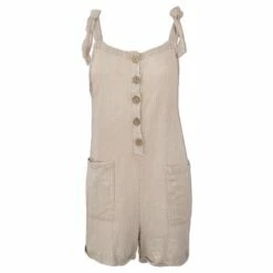 Ron Jon Ladies Button Front Romper