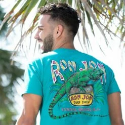 Ron Jon Iguana Tee -OOfos Sale d800x800 17040194073 jade ron jon iguana tee lifestyle 2