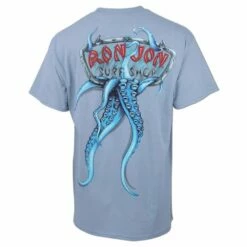 Ron Jon Kraken Tee -OOfos Sale d800x800 17040213081D light blue ron jon beware the kraken tee back